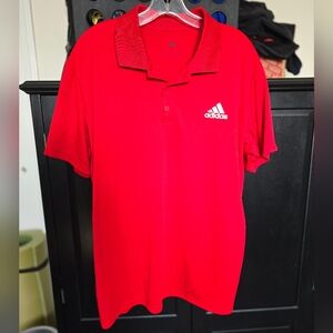 Adidas men button collared shirt. Size Large. #adidas #mens #collaredshirt